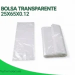 BOLSA TRANSPARENTE 25X65X0,12
