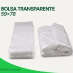 BOLSA TRANSPARENTE 59X78