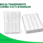 BOLSA TRANSPARENTE COMBO 43X72 B/MARACAY