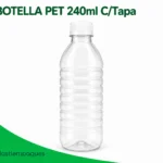 BOTELLA PET 240ml C/Tapa 20 Unds