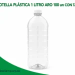 BOTELLA PET 1 LITRO  C/Tapa 100 Unds