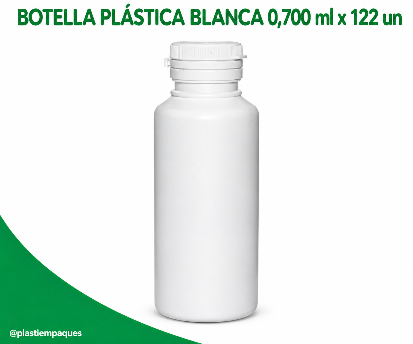 BOTELLA-PLASTICA-BLANCA-0700-ml-x-122-un BOTELLA PLÁSTICA BLANCA 600cc 122 Unds - Imagen 1