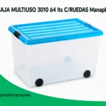 CAJA MULTIUSO 3010 64 lts C/RUEDAS Manaplas