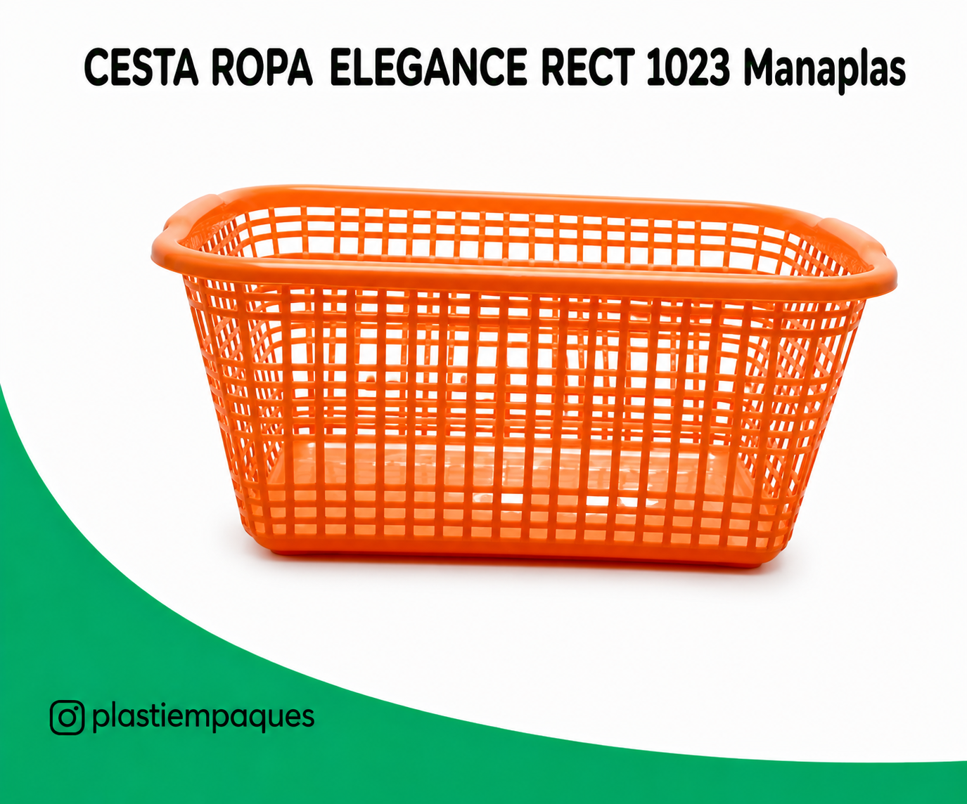 CESTA-ROPA-ELEGANCE-RECT-1023-Manaplas CESTA ROPA ELEGANCE RECT 1023 Manaplas - Imagen 1