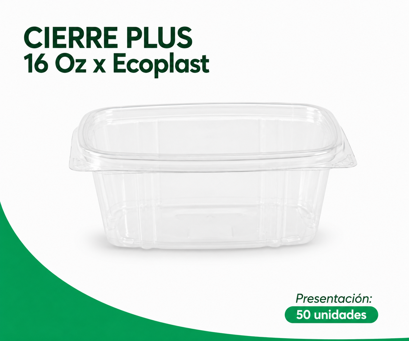 CIERRE-PLUS-16-Oz-x-Ecoplast CIERRE PLUS 16 Oz x Ecoplast 200 Unds - Imagen 1