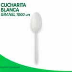 CUCHARITA BLANCA GRANEL 1000 un