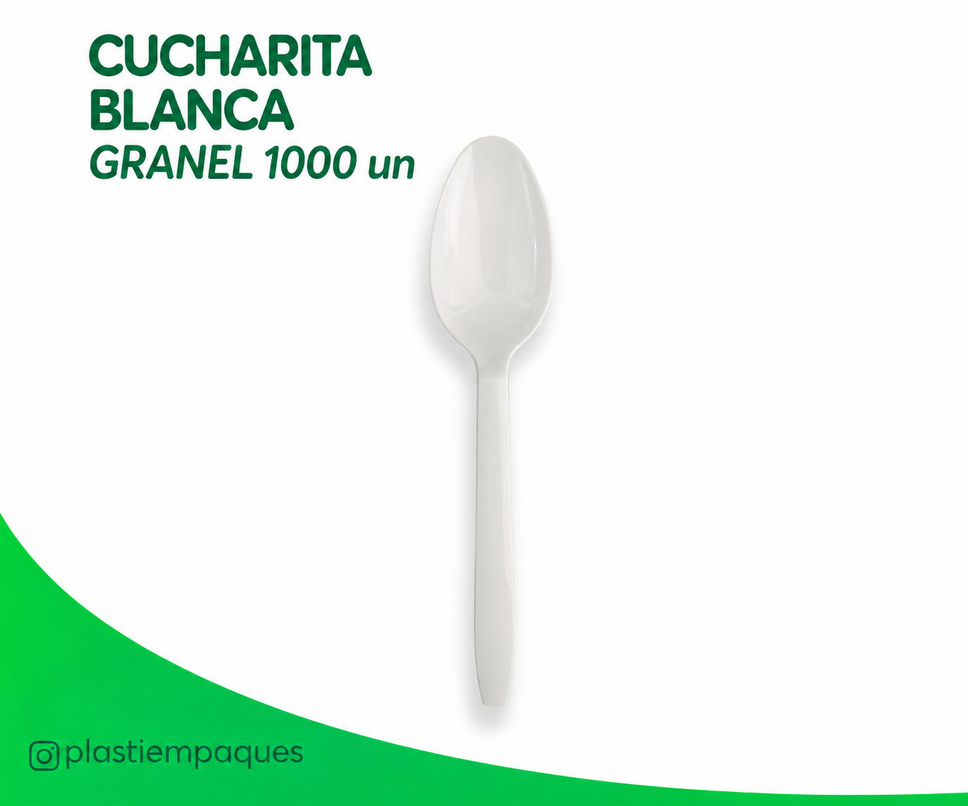 CUCHARITA-BLANCA-GRANEL-1000-un CUCHARITA BLANCA GRANEL 1000 un - Imagen 1