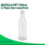 BOTELLA PET 700ml C/Tapa tipo española