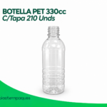 BOTELLA PET 330cc C/Tapa 210 Unds