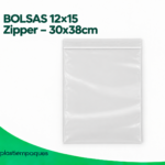 BOLSAS 12x15 Zipper - 30x38cm