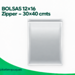 BOLSAS 12x16 Zipper - 30x40 cmts