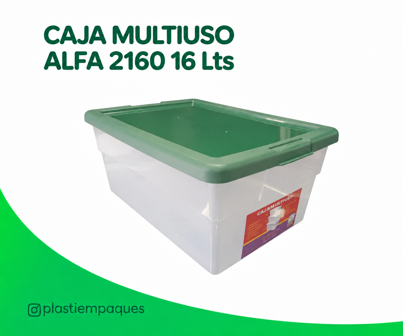 CAJA MULTIUSO ALFA 2160 16 Lts CAJA MULTIUSO ALFA 2160 16 Lts - Imagen 1