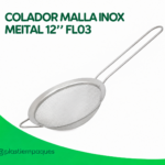 COLADOR MALLA INOX MEITAL 12" FL03