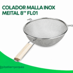 COLADOR MALLA INOX MEITAL 8" FL01