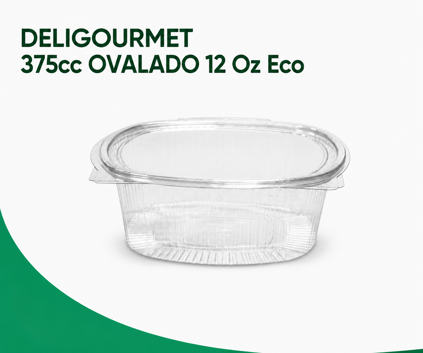 DELIGOURMET-375cc-OVALADO-12-Oz-Eco DELIGOURMET 375cc OVALADO 12 Oz Eco - Imagen 1