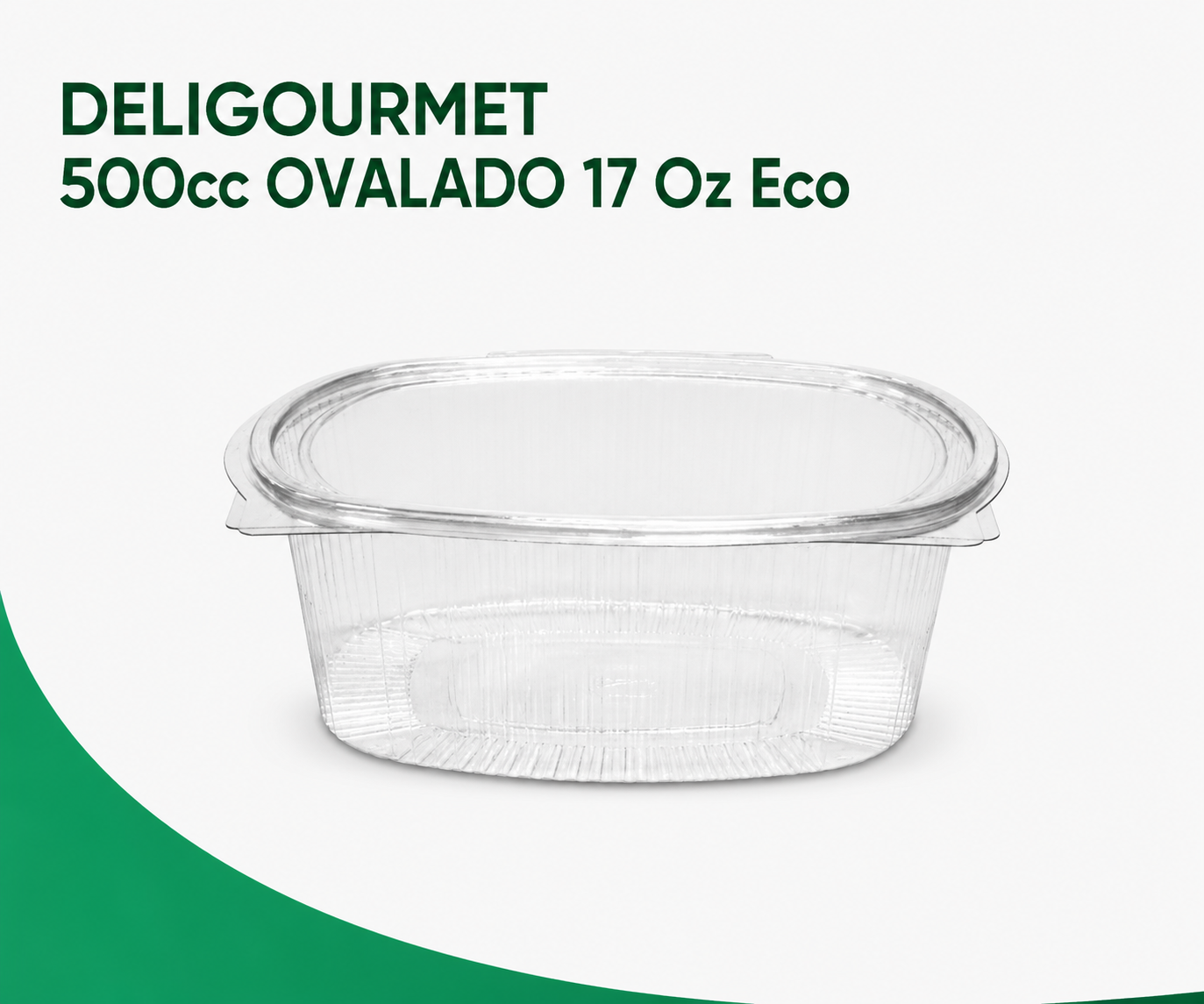 DELIGOURMET-500cc-OVALADO-17-Oz-Eco DELIGOURMET 500cc OVALADO 17 Oz Eco - Imagen 1