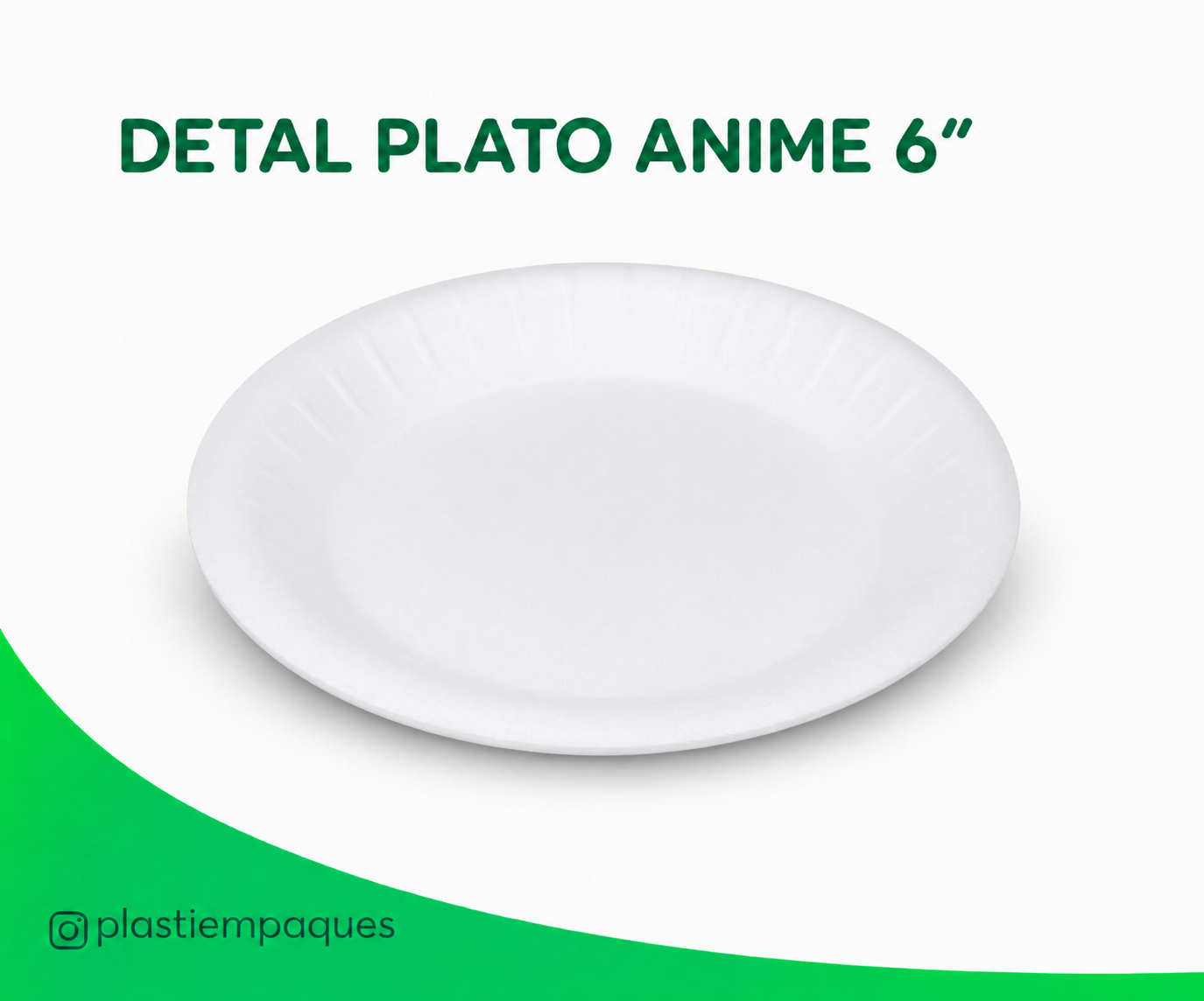 DETAL-PLATO-DE-ANIME-6 PLATO ANIME 6" x 10 unds - Imagen 1