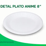 PLATO ANIME 8" x 10 unds