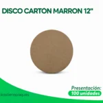DISCO CARTON MARRON 12"