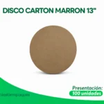 DISCO CARTON MARRON 13"