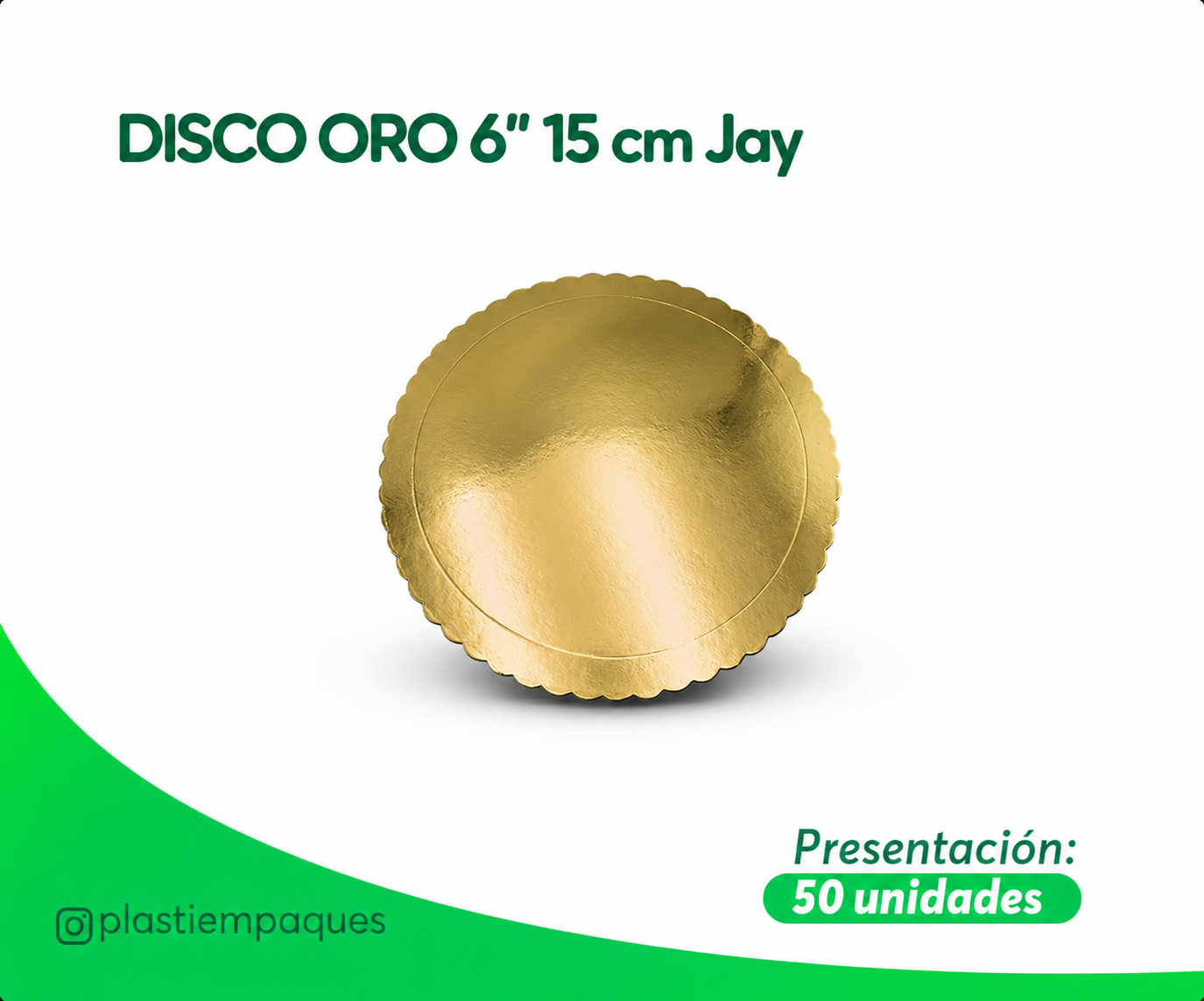 DISCO-ORO-6-15-cm-Jay DISCO ORO 6" 15 cm Jay - Imagen 1