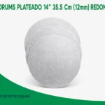 SEMI DRUMS PLATEADO 14" 35.5Cm (6mm) REDONDO