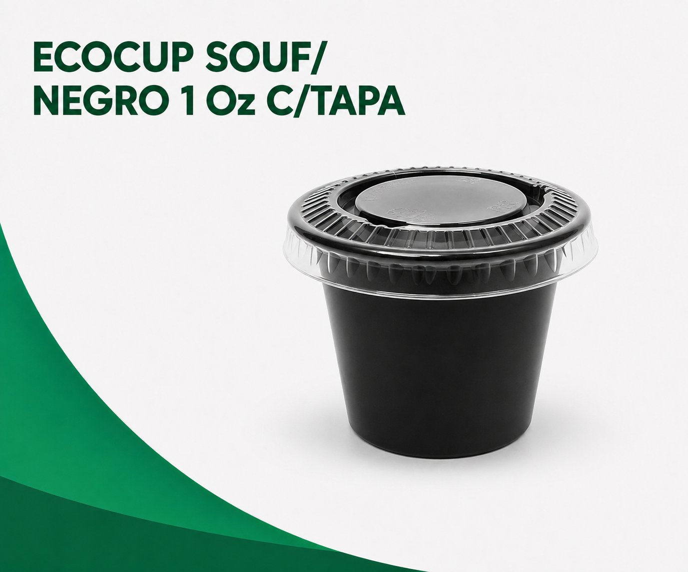 ECOCUP-SOUF-NEGRO-1-Oz-CTAPA ECOCUP SOUF/ NEGRO 1 Oz C/TAPA - Imagen 1