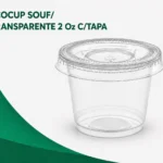 ECOCUP SOUFFLET 2 Oz TRANSP C/T