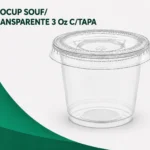 ECOCUP SOUFFLET 3 Oz TRANSP C/T