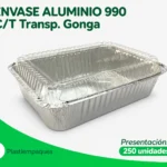 ENVASE ALUMINIO 990 C/T Transp. Gonga 250 Unds