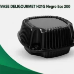 ENVASE DELIGOURMET H21G Negro Eco 200 Unds