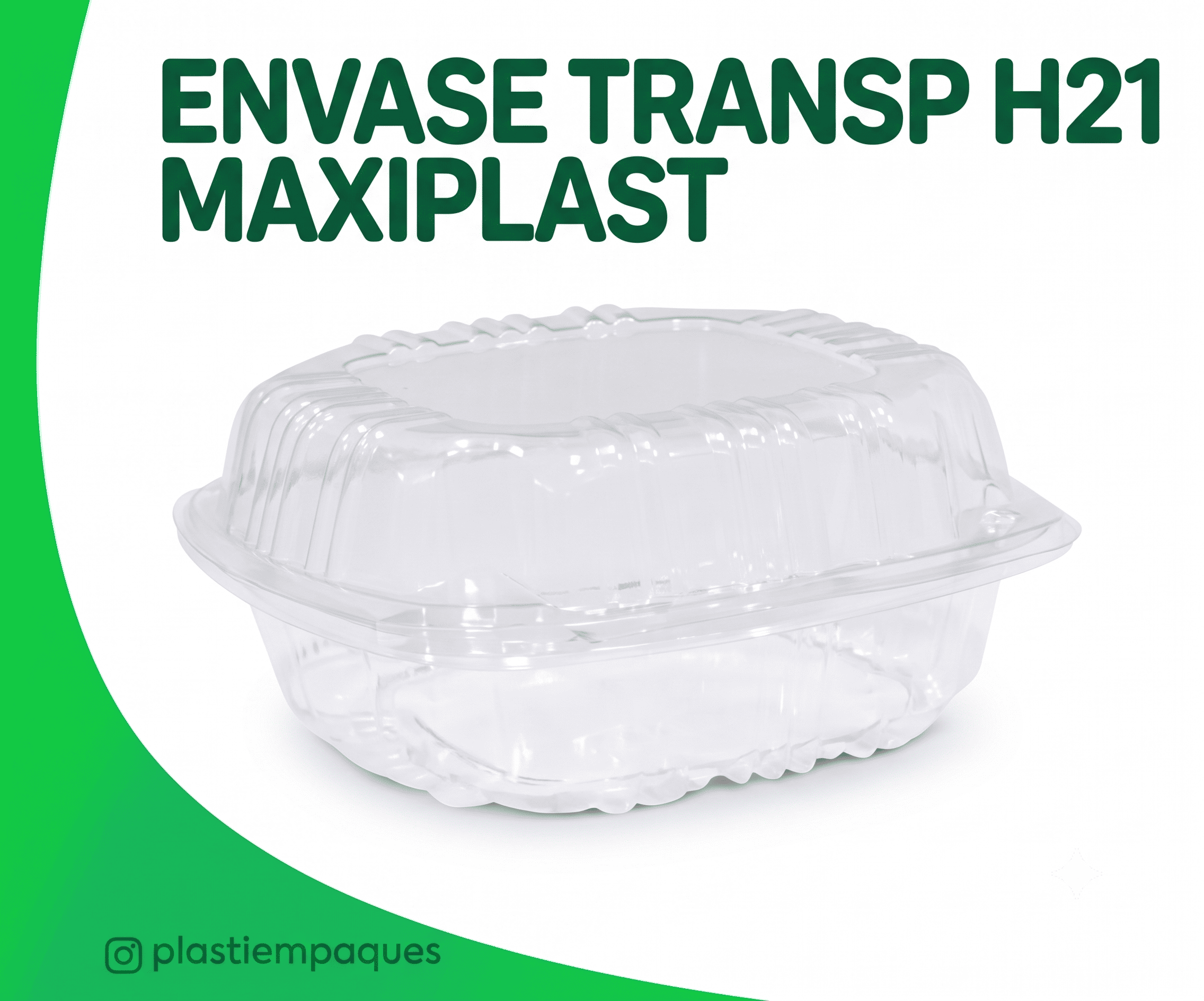 ENVASE-TRANSP-H21-MAXIPLAST ENVASE TRANSP H21 MAXIPLAST - Imagen 1