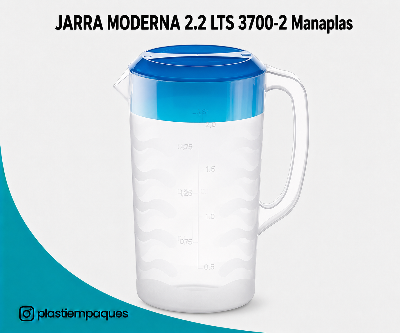 JARRA-MODERNA-2.2-LTS-3700-2-Manaplas JARRA MODERNA 2.2 LTS 3700-2 Manaplas - Imagen 1