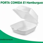 PORTA COMIDA E1 Hamburguesa MAXI 200 Unds
