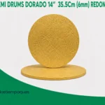 SEMI DRUMS DORADO 14" 35.5Cm (6mm) REDONDO