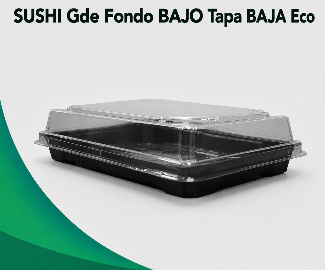 SUSHI-Gde-Fondo-BAJO-Tapa-BAJA-Eco SUSHI Gde Fondo BAJO Tapa BAJA Eco - Imagen 1