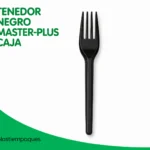 TENEDOR NEGRO MASTER-PLUS CAJA