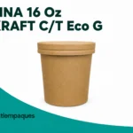 TINA 16 Oz KRAFT C/T Eco G