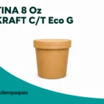 TINA 8 Oz KRAFT C/T Eco G