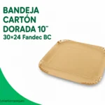 BANDEJA C/ DORADA 10¨ 30x24 Fandec BC