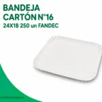 BANDEJA CARTON N°16 24X18 250 Unds FANDEC