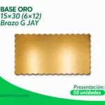 BASE ORO 15x30 (6x12) Brazo Gitano 50 UndsJAY