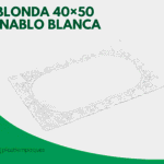 BLONDA 40x50 INABLO BLANCA