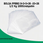 BOLSA PPBBO 9+3+3x26 -15x26 1/2 Kg 1000Undspolim