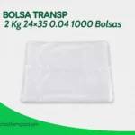 BOLSA TRANSP 2 Kg 24x35 0.04 1000 Bolsas