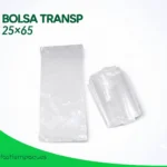 BOLSA TRANSPARENTE 25x65