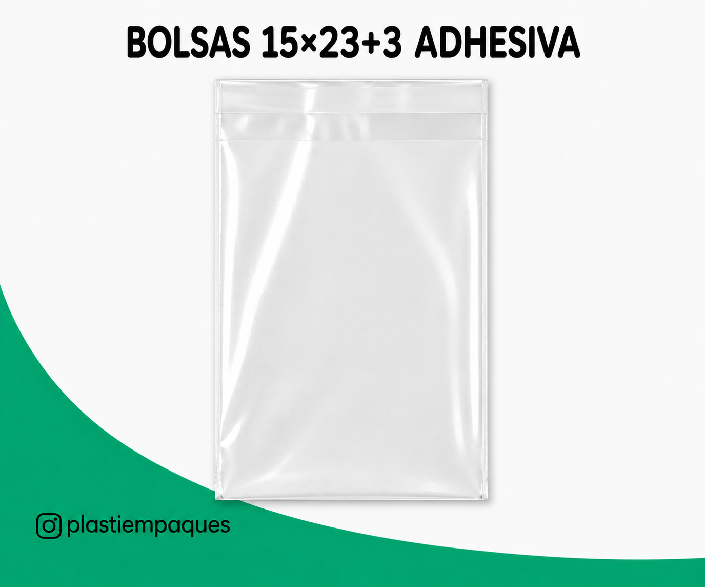 bolsas-15233-adhesiva BOLSAS 15x23+3 ADHESIVA - Imagen 1