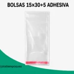 BOLSAS 15x30+5 ADHESIVA