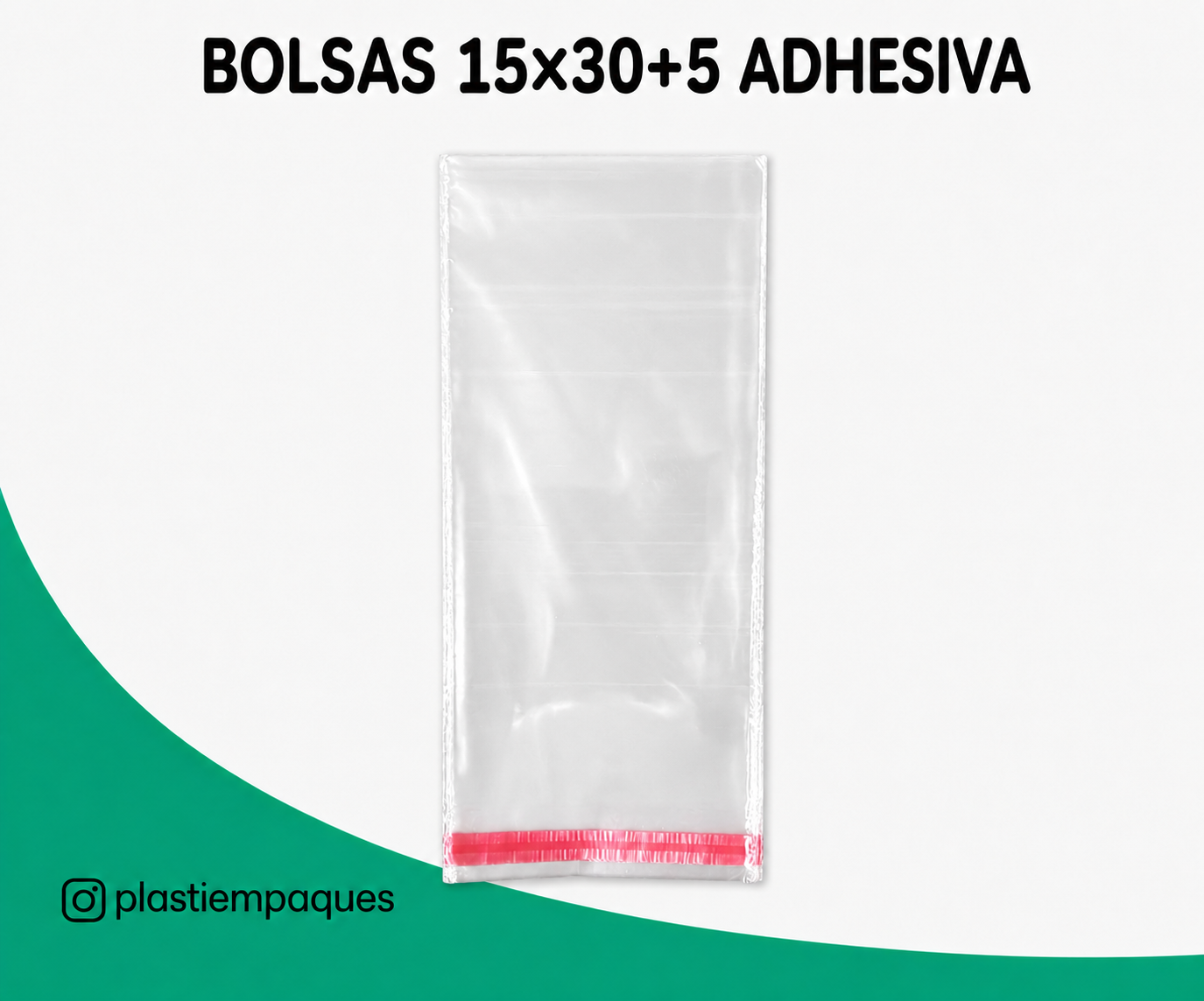 bolsas-15305-adhesiva BOLSAS 15x30+5 ADHESIVA - Imagen 1