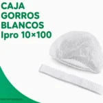 CAJA GORROS BLANCOS Ipro 10x100